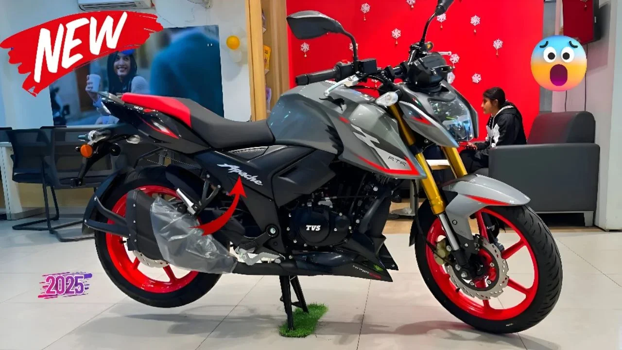 New TVS Apache 160 4V Sports Bike Updated Version to Compete with Yamaha R15 with Advanced Features and Premium Look
